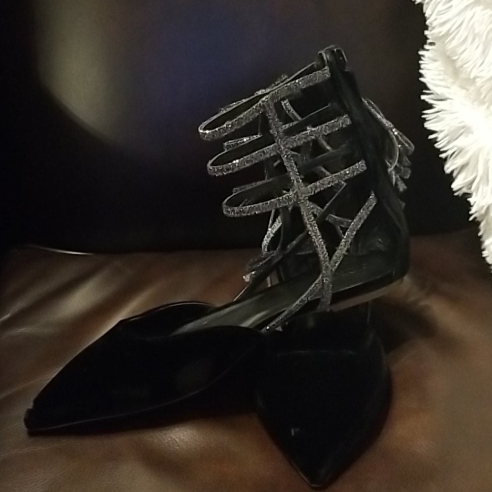 J Crew Velvet Sandals (NWOT)
